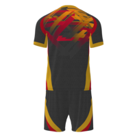 Jersey Sepak Bola Cetak Digital Kustom Tim China Unisex Dewasa 100% Poliester Anti-Bakteri Cepat Kering Bernapas Perlindungan UV