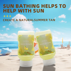 Gel de bronceado potente personalizado, aceite de piña, salsa para después del sol, vitamina C, loción de ayuda para tomar el sol dominante, nueva gelatina de bronceado extremo - Product Image 2