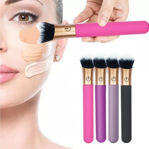 Vibrador Masajeador de Clítoris con Diseño de Pincel de Maquillaje, Recargable, 10 Velocidades, con Diseño de Pincel de Bala Conveniente - Product Image 4