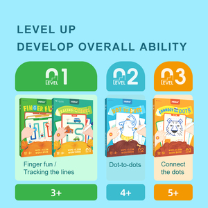 Mideer ของเล่นฝึกทักษะการคิด, การควบคุมปากกาสำหรับเด็ก<span class=keywords><strong>อนุบาล</strong></span>มีจุดและ<span class=keywords><strong>เส้น</strong></span>ทำให้ภาพสำหรับการศึกษาปฐมวัย - Product Image 3