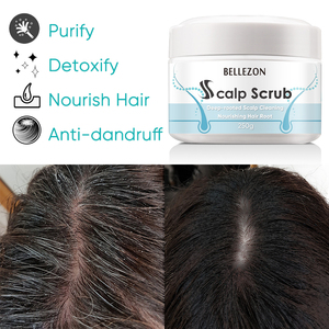 Private Label Nettoyage en profondeur Cheveux relaxants Cuir chevelu Réduire les pellicules Gommage du cuir chevelu - Product Image 1