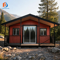 Maisons modulaires de luxe, maisons conteneurs, maisons préfabriquées, maisons conteneurs extensibles à structure en acier moderne, maisons mobiles, maisons d'appoint