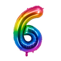 Anniversaire Festival Fête Décoration Ballons De Mariage 40 pouces Coloré Feuille Nombre Ballons Film En Aluminium Flottant Air Ball Ballon