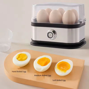 Vaporera Eléctrica Portátil Automática de 400w con Carcasa de Acero Inoxidable, Mini Vaporera para Alimentos, Máquina para Desayunos, Cocedor de Huevos para Uso Doméstico - Product Image 3