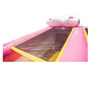 Circuito <span class=keywords><strong>de</strong></span> Obstáculos Inflable Rosa, <span class=keywords><strong>Diseño</strong></span> Gráfico Personalizado, Casa <span class=keywords><strong>de</strong></span> Brinco para la Diversión <span class=keywords><strong>de</strong></span> los Niños Pequeños - Product Image 6