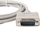 Connecteur D-Sub industriel à 90 degrés, broche mâle incurvée, port série RS232, DR9T, 9 contacts en cuivre, noir, pour équipement industriel