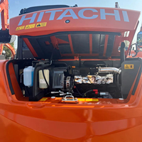 Excavadora HITACHI ZX68 en Buen Estado, Precio Bajo, para Ingeniería Municipal, Capacidad Estándar de la Cuchara 0.24m³, para Construcción de Plantas