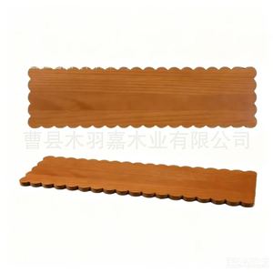 Bandeja rectangular de madera Shijie con diseño de plantas, multifuncional para mesa de comedor, fiestas de cumpleaños, servir frutas y pasteles. - Product Image 4