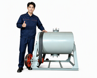 Broyeur à billes de laboratoire Minjie Premium avec moteur AC, capacité 0,01-0,05 T/h, charge utile 465 kg, équipement de laboratoire économique robuste pour l'exploitation minière