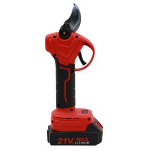 Tijeras de Podar Inalámbricas Rojas de 21V Max, 30 mm, Sin Escobillas, Recargables, con Batería de Litio, para Diestros - Product Image 1