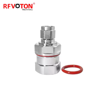 Approvisionnement d'usine N Type mâle/prise pince RF connecteur pour 7/8 LDF5 câble d'alimentation rf coaxial coaxial connecteur en stock ROHS cuivre