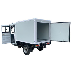 Chargeur de cargaison à trois <span class=keywords><strong>roues</strong></span> à chargement lourd et robuste <span class=keywords><strong>2022</strong></span> Tricycle de cargaison d'essence express Tricycle électrique fermé à essence - Product Image 3