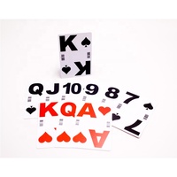 Cartes à jouer de poker personnalisées pour tours de magie, format pont, en papier double face, durables et écologiques, avec logo personnalisé
