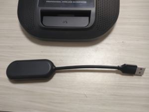 Fácil configuración brazo flexible mesa de conferencias micro cuello de cisne Conferencia condensador micrófono USB a aux y DSLR para PC y cámara - Product Image 4