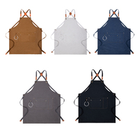 Tabliers de serveur de haute qualité, durables et ajustables avec logos personnalisés pour la cuisine, les chefs, les baristas, le barbecue et les uniformes de restaurant
