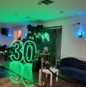 أرقام إطار مضيئة علامة نيون ليد Marquee لديكور مخصص - Product Image 6