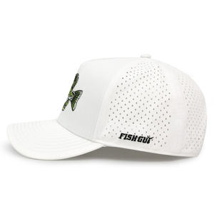 पानी सरीसृप स्नैपबैक टोपी नायलॉन हाइकिंग हैट छिद्रित छेद पानी के सबूत कढ़ाई मछली लोगो गोल्फ बेसबॉल टोपी - Product Image 2