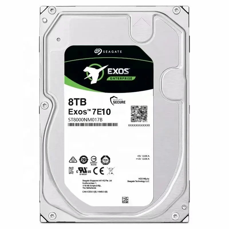 EXOS 8TB 3.5 inch 7200RPM SATA III Server Hard Drive ST8000NM017B HDD ST8000NM0055 ST8000NM000A