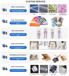 Completo Sportivo da Donna ODM OEM di Alta Qualità per Yoga e Fitness, in Nylon e Spandex, Manica Lunga, Vita Elastica, Logo Personalizzato, Set per Corsa - Product Image 6