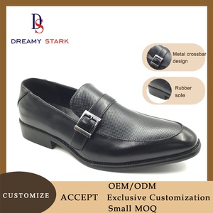 Zapatos Sin Cordones de PU con Diseño de Parches y Diferentes Texturas, Logotipo Personalizable, Ligeros, Transpirables, Elegantes y con un Toque Único para Negocios - Product Image 2