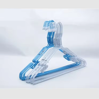 Sicheres Material rutsch feste PVC-beschichtete Draht Metall Wäsche nasse Kleiderbügel Großhandel zu verkaufen