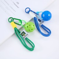 Accessoires de pickleball : Mini porte-clés et pendentif de sac à dos à motif à pois, style sportif, cadeau sportif
