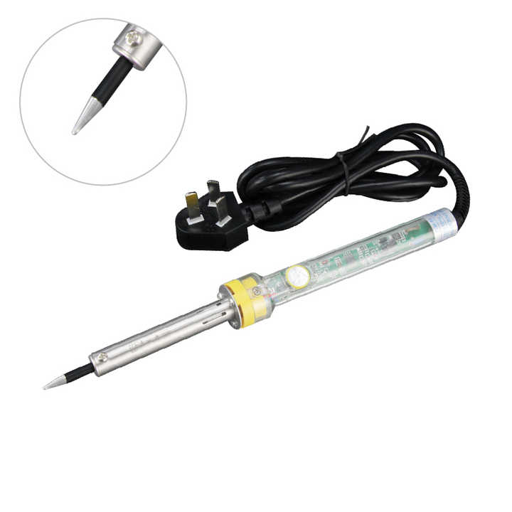 Saldatore 60W Professionale - Temperatura Regolabile 200-450°C, Con Cavo, Per Elettronica E DIY - Foto 4