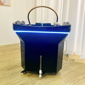 Lavacabezas Portátil de Venta Caliente para Spa Capilar Japonés, Bandeja sin Tuberías con Tanque de 60L, Luz LED y Calentador - Product Image 3