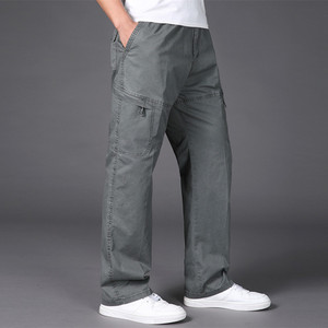 <span class=keywords><strong>Pantalones</strong></span> Anchos Casuales Holgados para <span class=keywords><strong>Hombre</strong></span>, <span class=keywords><strong>Pantalones</strong></span> <span class=keywords><strong>Cargo</strong></span> de Pierna Recta de Talla Grande para Deportes al Aire Libre con Múltiples Bolsillos - Product Image 3