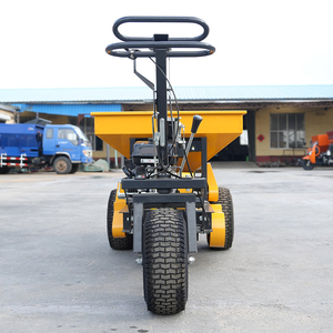 Mini esparcidor de fertilizante, esparcidor de fertilizante de rueda agrícola, aplicador de fertilizante ajustable autopropulsado - Product Image 6