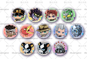 24 Cajas al por Mayor Anime Guangbo <span class=keywords><strong>JoJo</strong></span>'s Bizarre Adventure: Stardust Crusaders Caja Sorpresa de Coleccionables con Insignias de Metal y Tarjetas de Juego - Product Image 3