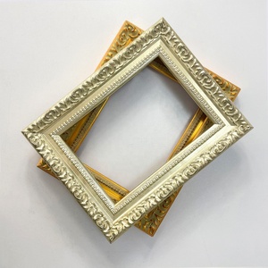 Großhandel Lagerware Handgefertigte Kreative Massivholz Bilderrahmen im Europäischen Stil 5x7 6x8 8x10 Gold Silber Geschnitzt Gemälde GTFRAME Marke 27+ Jahre - Product Image 3