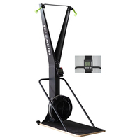 Máquina de Esquí de Alta Resistencia al Aire para Entrenamiento en Casa, Estudio o Gimnasio, Estación de Entrenamiento Profesional para Cross Training Nórdico