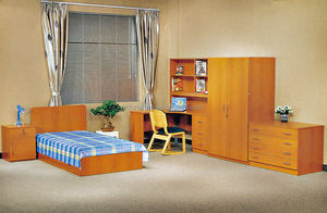 Modern <b>Wood</b> <b>Bunk</b> <b>Bed</b> with Wardrobe for Apartment and Hotel Use School Dormitory Furniture 10-Year Warranty - Product Image 2