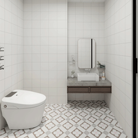 Panneau mural ignifuge et imperméable SPC de 4 mm pour cuisine, salle de bain, atelier, hôtel, appartement - PVC écologique