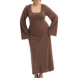 <span class=keywords><strong>Robe</strong></span> en Maille <span class=keywords><strong>Mi</strong></span>-<span class=keywords><strong>Longue</strong></span> pour Femme Toutes Saisons, Style Commuter Tendance, Idéale pour le Commerce Transfrontalier et <span class=keywords><strong>Amazon</strong></span> - Product Image 6