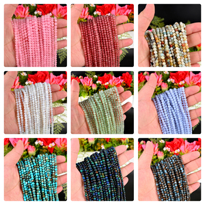 Wholesale High Quality Crystal Beads 4mm Size Polished Round Beads Crystal for DIY Bracelet - Product Image 4
