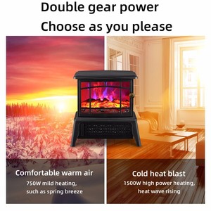 Calentador de aire eléctrico 3D para el hogar, decoración <span class=keywords><strong>pequeña</strong></span>, para sala de estar - Product Image 6