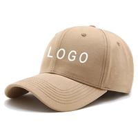 Gorra de Béisbol Azul de 6 Paneles, Ajustable, de Algodón, Unisex, Informal, Transpirable, Impermeable, con Bordado a Máquina, para Adultos