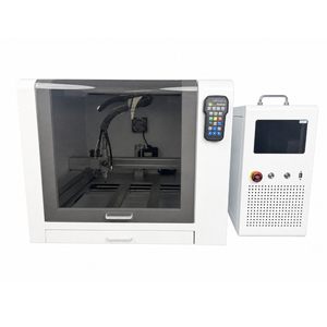 Nouvelle machine de découpe laser à fibre portable LCCN 800W avec IA automatique pour laiton, acier au carbone, acier inoxydable, aluminium et bijoux DIY - Product Image 4