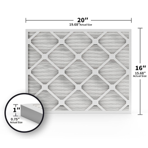 16x20x1 bộ lọc không khí merv 11 Pleated HVAC, lò & điều hòa không khí bộ lọc loại bỏ bụi, Lint, nấm mốc, vật nuôi lông, Sương Khói, phấn hoa - Product Image 4