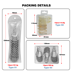 Factory 12Pcs Metal Rustproof <b>Curtain</b> Holder <b>Hooks</b> Shower <b>Curtain</b> <b>Hooks</b> - Product Image 5