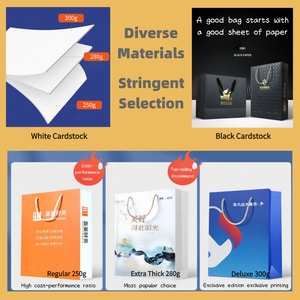 Hot Style <b>Bag</b> Paper Luxury Retail New Style No Waistline Color Paper <b>Bags</b> <b>Large</b> Shopping Paper <b>Bag</b> With Logo - Product Image 4