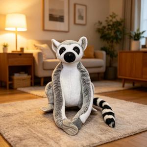 Peluche Personalizzabile di Scimmietta Sorridente, Giocattolo Morbido Imbottito 45cm, Regalo per Bambini e Neonati - Product Image 4