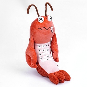 Sáng Tạo Tôm Đồ Chơi Sang Trọng Quà Tặng, Vui Thực Phẩm Thú Nhồi Bông Động Vật Cho Bàn Trang Trí, Tùy Chỉnh Virus Mantis Tôm Búp Bê Cho Khuyến Mãi - Product Image 3