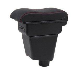 Caja de reposabrazos de coche de lujo con carga USB, caja de almacenamiento para reposabrazos, caja de consola, reposabrazos de coche para <span class=keywords><strong>Renault</strong></span> <span class=keywords><strong>Clio</strong></span> 2 - Product Image 1