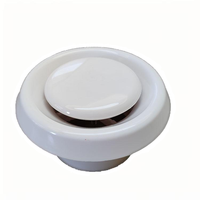 Grilles de ventilation en plastique ABS pour climatisation, diffuseur d'air rond, vanne d'air, sortie de climatisation, grille de ventilation AC