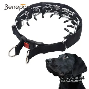 Dog Training Collar Comfort Tips Quick Release Snap Buckle Pet Choke Pinch Collar For Small Medium Large Dogs
