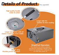 Compresseur d'air PCP sans huile 12V 4500psi 300bar 30MPa 12V 110/220V DC ou AC pour véhicule électrique général
