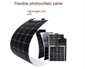 학년 접이식 태양 전지판 Pv 패널 100W 200w 360w 380w 430w 500 w태양 전지판 유연한 boat12V 24v - Product Image 2